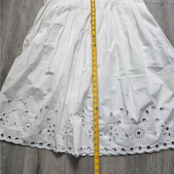 NWT J. Crew White Midi Skirt Sz 16 - Picture 11 of 13